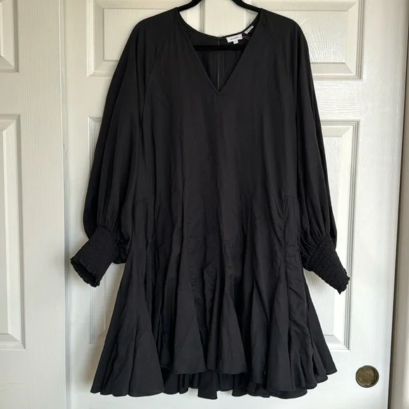 Rhode VNeck Tencel Dress - Picture 1 of 5
